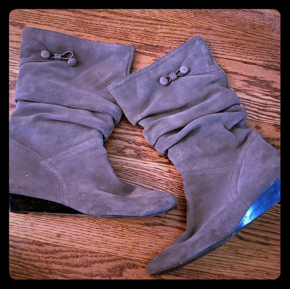 Suede Boots